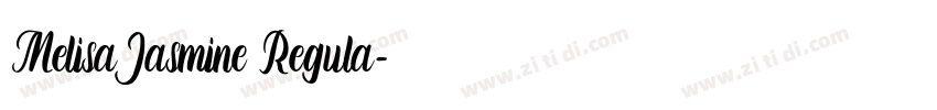 MelisaJasmine Regula字体转换